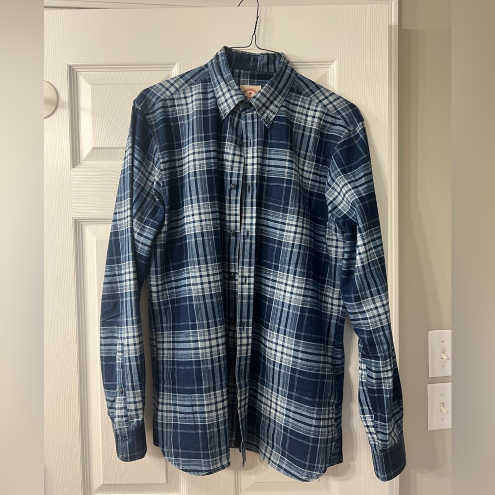 Brooks Brothers Blue Plaid Shirt
